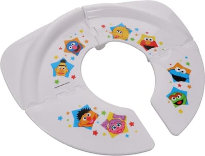 Vouwpotje - Reispotje Zindelijkheidstrainer - Zindelijkheidstraining Onderweg - Stabiel en Krasvrij - Compact Opvouwbaar - Sesame Street