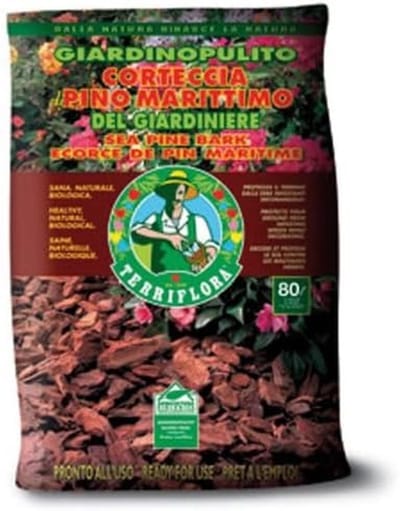 Boomschors Mulch - Natuurlijke Bodembedekker - Tuin Beschermen - Langdurige Werking - 80 Liter - Bruin