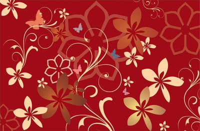 Flowers Abstract Photo Wallcovering