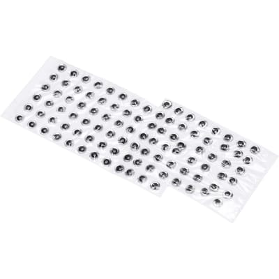 1000 Pièces Yeux de Leurre de Pêche 3D 4mm Anti-Chute Exquis Ronds Simulation Œil de Poisson Accessoires(argent ) argenté