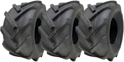 18x9,50-8 banden met open midden en noppen voor industriële rotovator Wanda P328 (set van 3)
