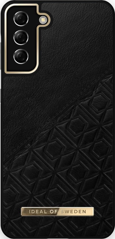 ideal of sweden fashion case atelier geschikt voor samsung galaxy s21+ embossed black