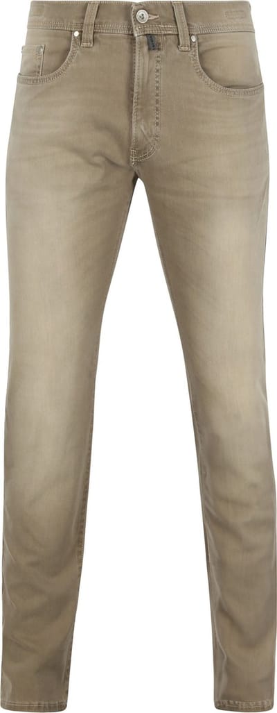 Pierre Cardin Broek Lyon Future Flex Beige - Maat W 31 - L 34 - Heren - Five-pocket broek