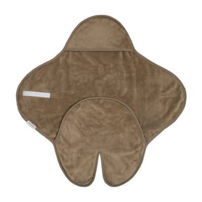 Baby's Only Wikkeldeken - Omslagdoek baby Cozy - Clay - Met voetjes - Geschikt voor drie- en vijfpuntsgordel - Geschikt als inbakerdoek - Extra zacht