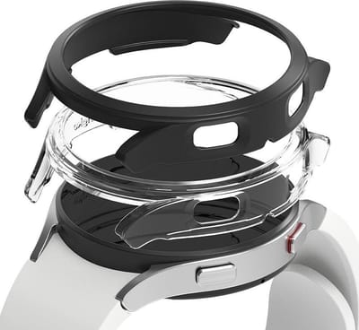 Ringke Slim Transparant Hoesje Geschikt voor Samsung Galaxy Watch 4 40MM (2P) Zwart