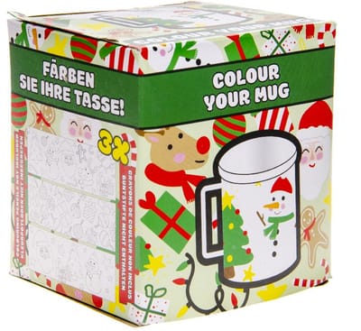 Duckiez Kleur Je Eigen Beker Kerstmis - 1 stuk