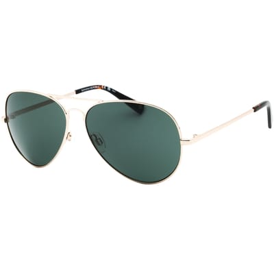 Banana Republic groene lens licht gouden zonnebril