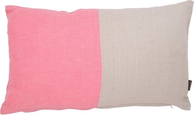 Kussen Shanti Half Half Roze | 30 X 50 | Sierkussen Voor Woonkamer Of Slaapkamer