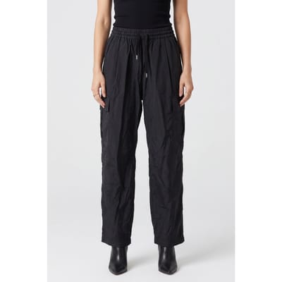ARKET Carrie Tech Taffeta Trousers Black Größe: S | Cargohosen Outlet | Damen | Schwarz
