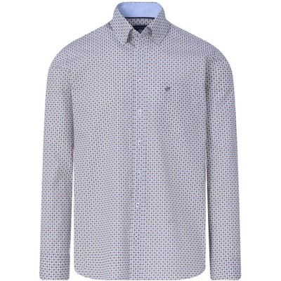 Campbell Casual overhemd met lange mouwen