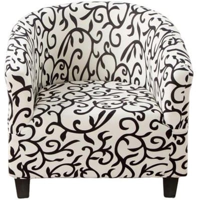 Housse de chaise de Club, housse de chaise de baignoire pour fauteuils, housse de fauteuil très extensible, protection de meubles pour le salon universal size gray