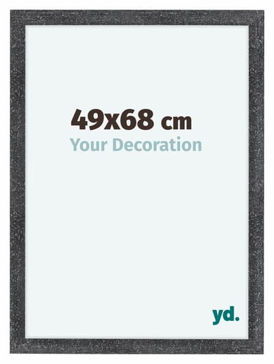 Your Decoration - Fotolijst 49x68 cm - MDF - Grijs Geveegd - Como