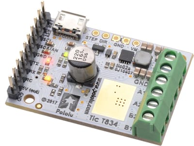 Tic T834 USB Multi-Interface Stepper Motor Controller Pololu 3132
