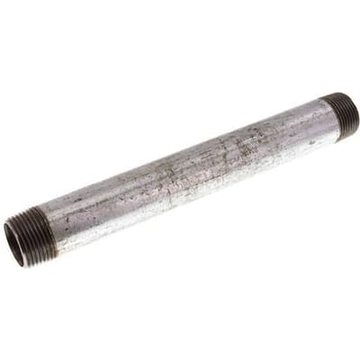 R 1'' Verzinkt Stalen Dubbele Pijpnippel 50 Bar DIN 2982 - 250mm