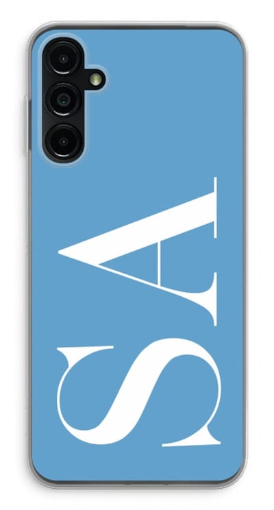 Gepersonaliseerd - Case Company® - Hoesje geschikt voor Samsung Galaxy A14 hoesje - Monogram N°2 - Soft Cover Telefoonhoesje - Bescherming aan alle Kanten en Schermrand