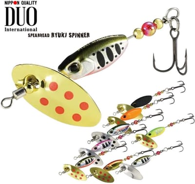 Set van 2 Spinner Aas voor Vissen