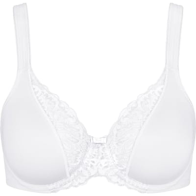 Triumph - Maat E80 - Modern Lace+Cotton W Vrouwen Beha - WHITE