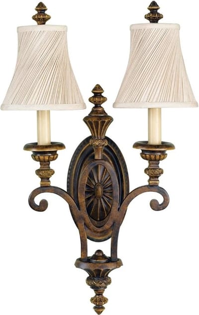Wandlamp - Steady Lighting - Metaal -  - E27 - L: 18.4cm - Voor Binnen - Woonkamer - Eetkamer - Walnut