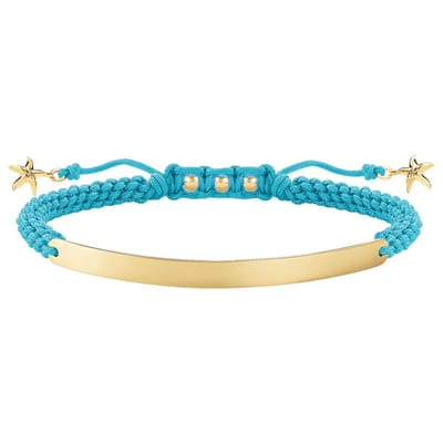 Armband Dames Thomas Sabo LBA0060-848-1 Blauw Zilver Gouden