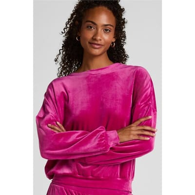 Hunkemöller Velours Top Roze