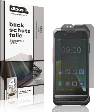 dipos – Matte Privacy Screenprotector geschikt voor Hytera PNC460 | Anti-Spy Beschermfolie