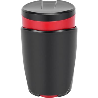 Draagbare Snackdispenser Druk om Los te Laten Houdt Handen Schoon Herbruikbare Pindadispenser Rood gray