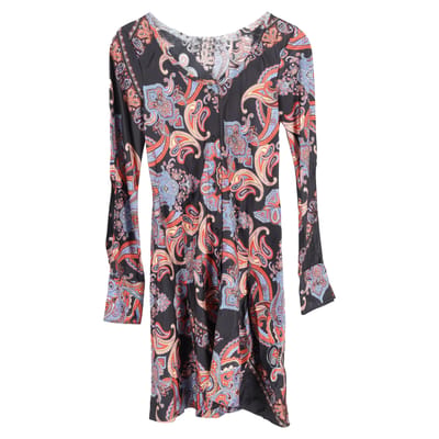 Chloé Paisley mini-jurk met paisleyprint in veelkleurige viscose