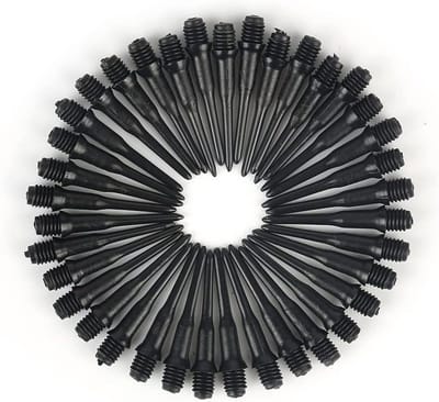 Dart Tips voor Elektronische Darts - 300 Stuks Zachte Plastic Dartpunten in Zwart voor Precisie en Betrouwbaarheid