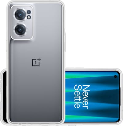 Hoesje - Geschikt voor OnePlus Nord CE 2 - Sterk & Shockproof - Hoes Cover - Siliconen Case - Transparant