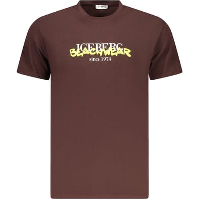Iceberg Neon Katoenen T-Shirt voor Mannen