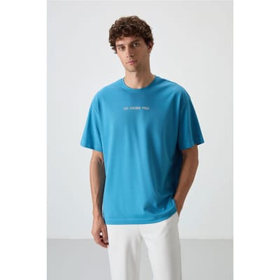 Oversized Geprinte Crew Neck T-shirt