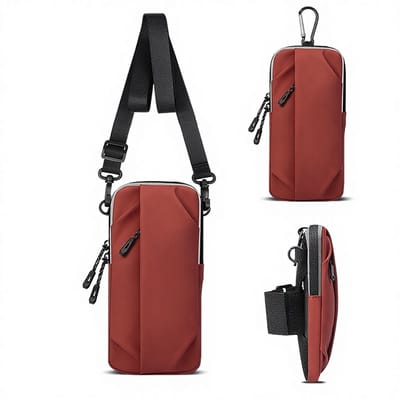 Sportieve Crossbodyarmband – Multifunctioneel – Telefoonhouder – Voor Fietsen, Hardlopen & Buitenactiviteiten