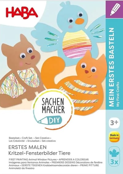 Haba knutselset voor 3 raamdecoraties - 3 jaar+