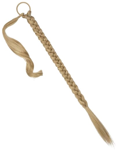 Dailygoods- Paardenstaartverlenging 66 cm - Gevlochten Haarstukje - Kunsthaar - Vlechten - Haarelastiek - Voor Vrouwen - Haarextensions