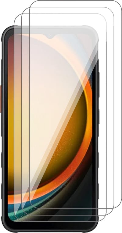 Screenprotector geschikt voor Samsung Galaxy Xcover 7 - 3x Glas Screen Protector