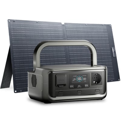 ALLPOWERS VOLIX-P300 Draagbaar Energiestation 300W 256Wh LiFeP04 Accu - VOLIX-P300 + SP029 100W Zonnepaneel