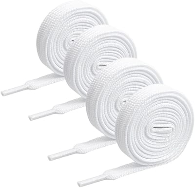 Store_9 - Platte schoenveters - Scheurvaste veters - Elastisch en aanpasbaar - 8 mm breed - Geschikt voor sneakers en sportschoenen - Perfect voor ...
