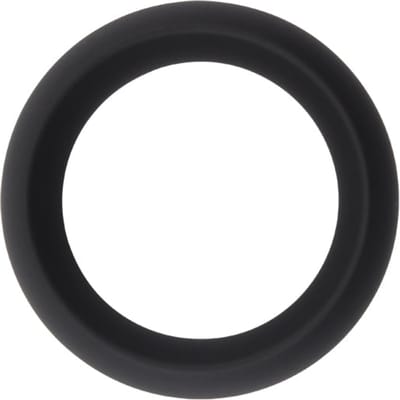 GK Power - Infinity Siliconen Cockring - M - Diameter 42 mm - Zwart