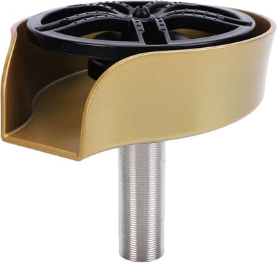 Glazenspoeler Gootsteen - Bekerreiniger Kraan - Snel Glazen Wassen - 360 Graden Uitloop - 80 cm uittrekbaar - Zilver