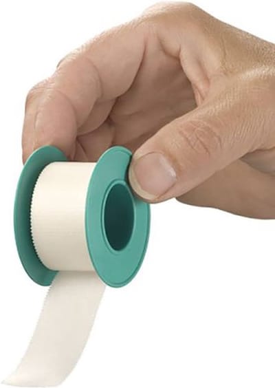 HEKA silk hechtpleister ring 5 m x 1,25 cm niet steriel 1St.