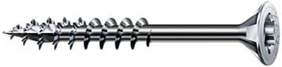 Verzonken Kop Schroeven - Houtbouw Schroeven - Bouwen en Klussen - Hoge Corrosiebescherming - 8x320 mm - Zilverkleurig