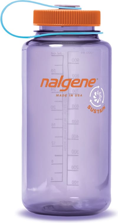 Nalgene - Wide Mouth Bottle - drinkfles - waterfles - lekvrij - 1000ml - BPA free - SUSTAIN - Amethyst