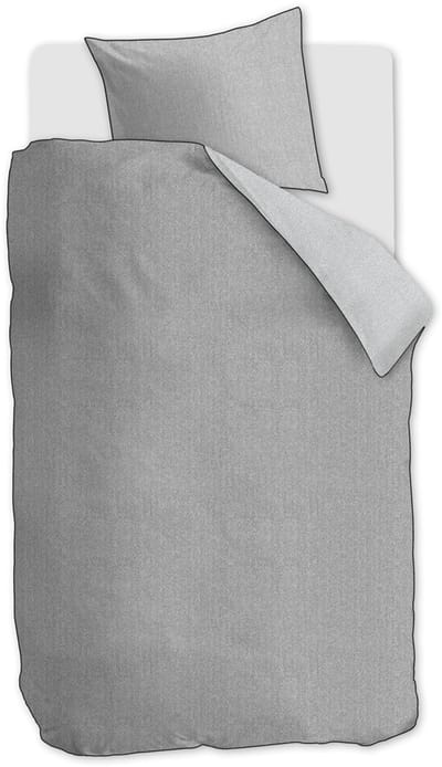 Rivièra Maison - Chevron Weave dekbedovertrek - Eenpersoons - 140x200/220 cm - Grijs