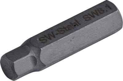 SW-Stahl 05038L Oversize binnenzeskantbit 8,1 mm - slagvast, 10 mm (3/8") aandrijving, binnenzeskant