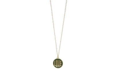 SILIS KETTING | GOLD OUT & GREEN | THE NECKLACE LOVE COLOR