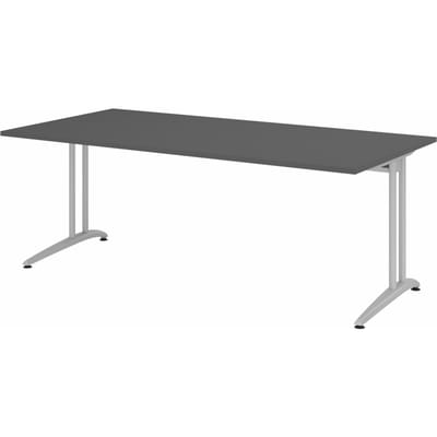 BELA 2E S | Bureau - 200 x 100 Grafiet