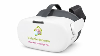 VR bril voor ouderen zorg | Virtuele Dromen | geen abonnementskosten, zorgtoepassing, eenvoudig, geen abonnement, inclusief content, geschikt voor ouderen