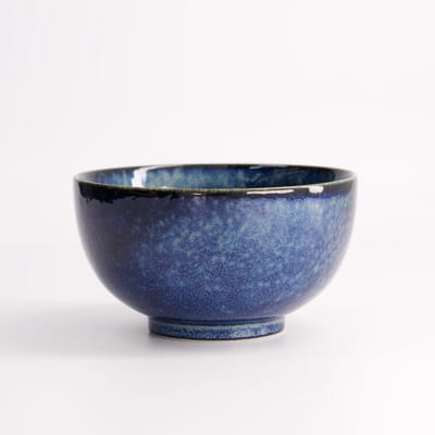 Tokyo Design Studio - Cobalt Blue - Kom - Blauw/Wit - 500 ml - Ø13 x 7,2 cm