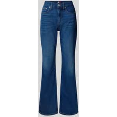 Bootcut jeans van katoenmix