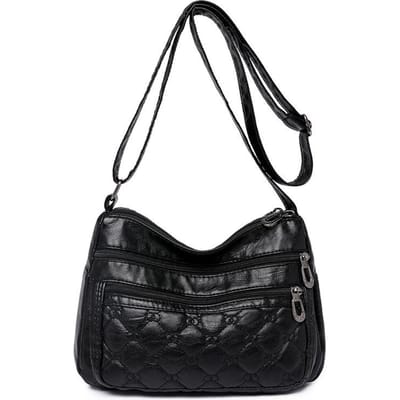 Dames Nieuwe Mode Crossbody Eénschouder Dames Tas Middelbare Leeftijd Moeder's Zacht Leer Crossbody Tas